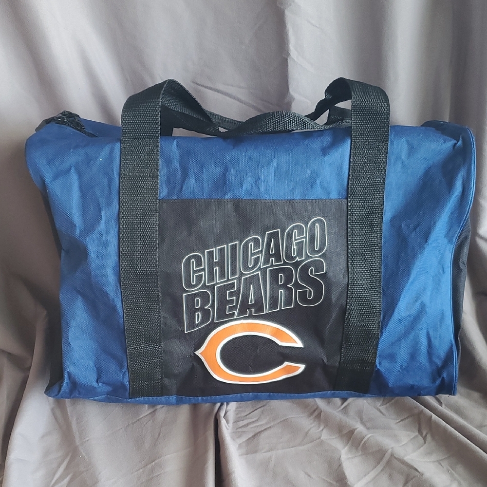 Chicago Bears Blue Duffel Bag